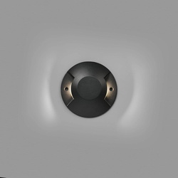 LED Bodeneinbauleuchte Loth in Schwarz-matt IP67