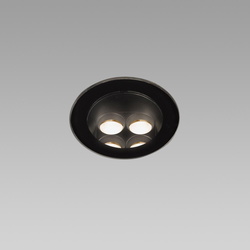 LED Bodeneinbauleuchte Tras in Schwarz-matt und...