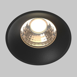 LED Einbauleuchte Round in Schwarz