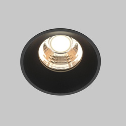 LED Einbauleuchte Round in Schwarz