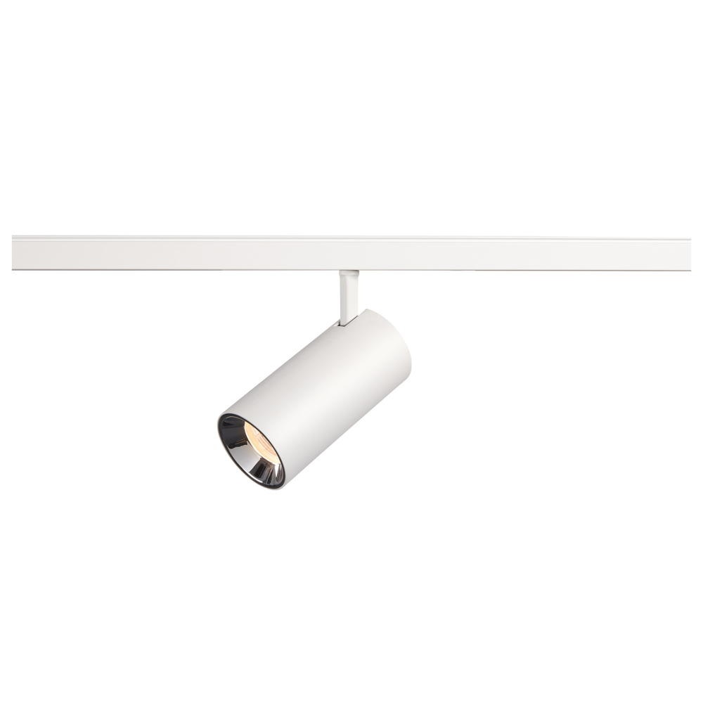 48V LED Schienensystem Spot Numinos S in Weiß und Chrom 16W 960lm 2700K 20° günstig online kaufen