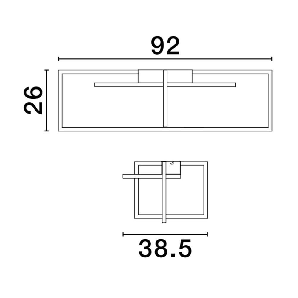 LED Deckenleuchte Clea in Weiß 31W 3180lm günstig online kaufen