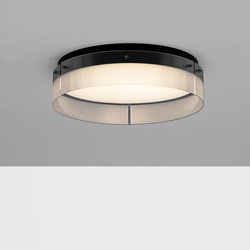 LED Deckenleuchte Pauline in Weiß und Schwarz 48W...