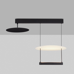 LED Deckenleuchte Diona in Schwarz und Weiß 35W 2420lm