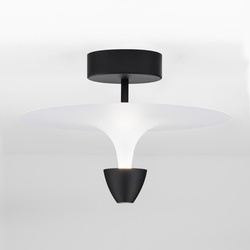 LED Deckenleuchte Luet in Weiß und Schwarz 11W 908lm