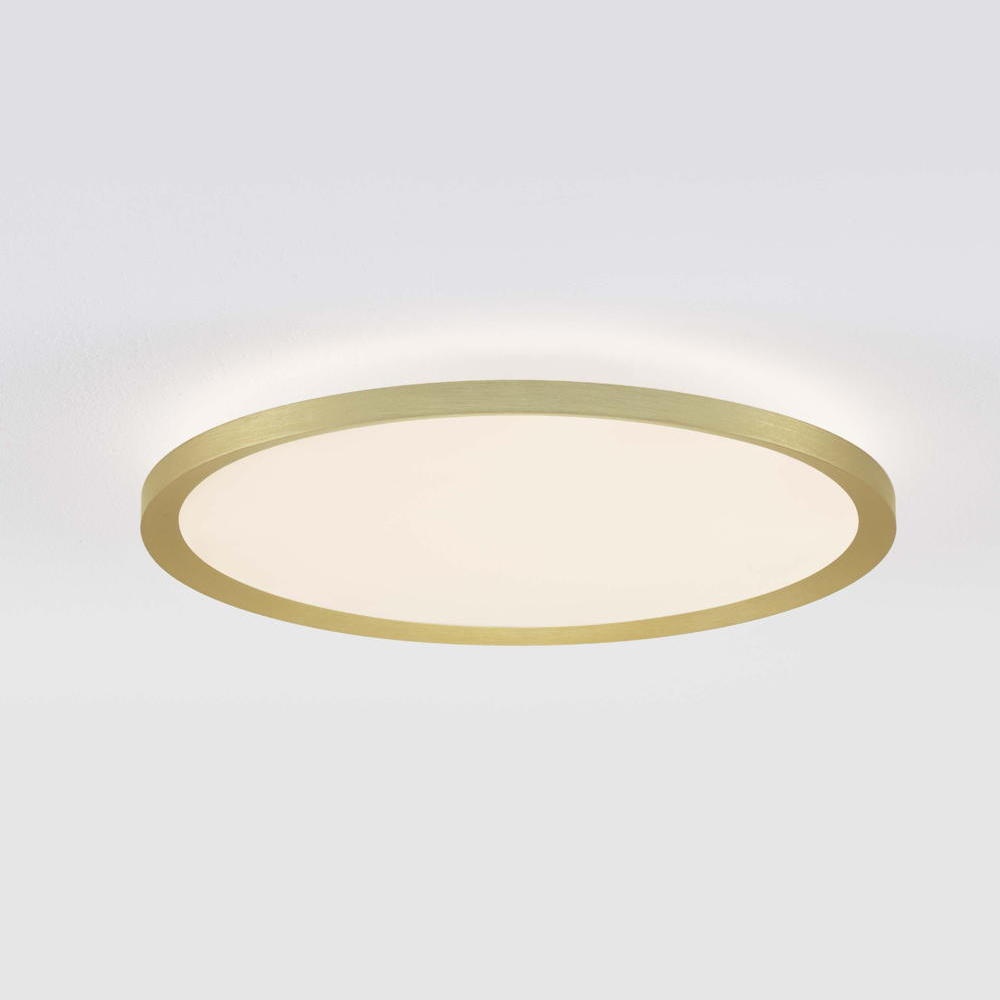 LED Deckenleuchte Aoton in Gold und Weiß 35W 3279lm günstig online kaufen