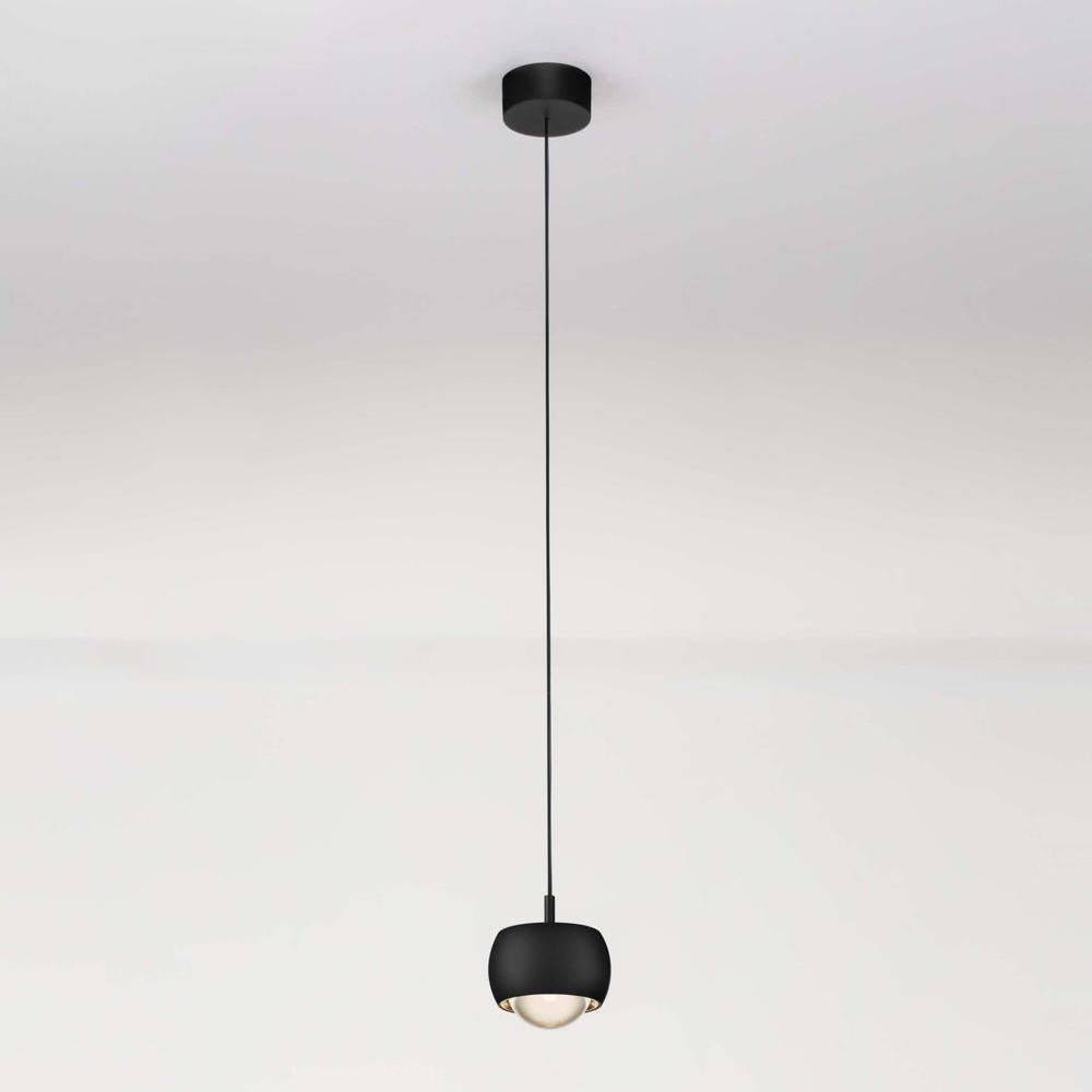 LED Pendelleuchte Conga in Schwarz-matt 13W 922lm günstig online kaufen