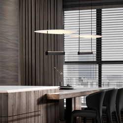 LED Pendelleuchte Diona in Schwarz und Weiß 29W...