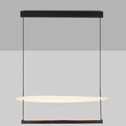 LED Pendelleuchte Diona in Schwarz und Weiß 55W...