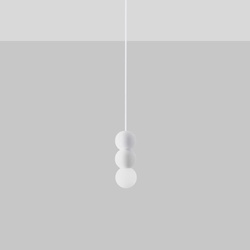 Pendelleuchte Zero in Weiß G9 225mm