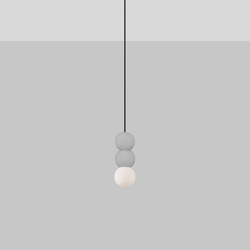 Pendelleuchte Zero in Grau und Weiß G9 225mm