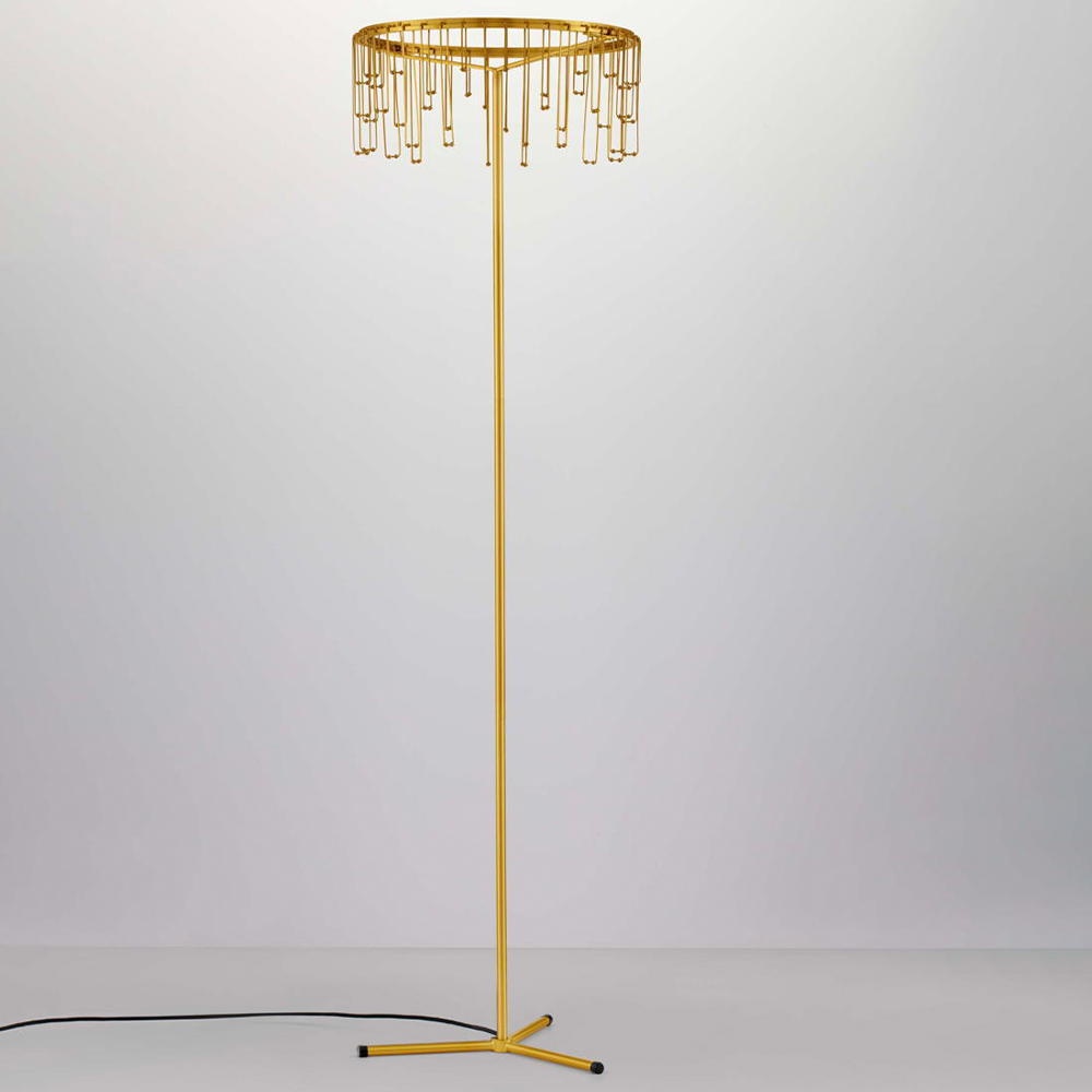 LED Stehleuchte Stellar in Gold 17W 1258lm günstig online kaufen