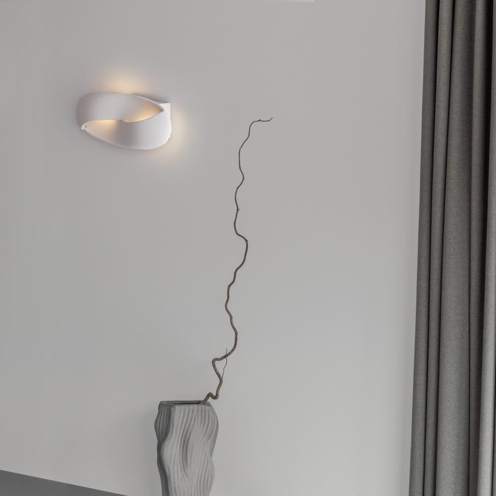 LED Wandleuchte Infinity in Weiß 6W 535lm günstig online kaufen