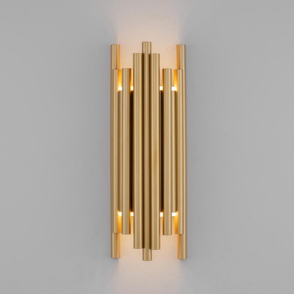 LED Wandleuchte Felix in Gold 8x 3W 1472lm günstig online kaufen