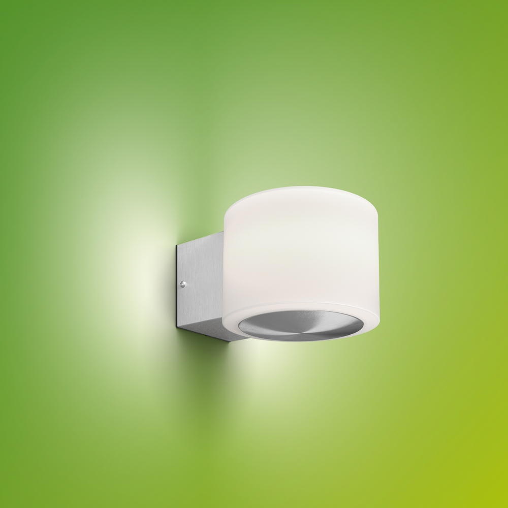 Philips LED-Außenwandleuchte Otis UE, weiß, Stahl, IP44 günstig online kaufen