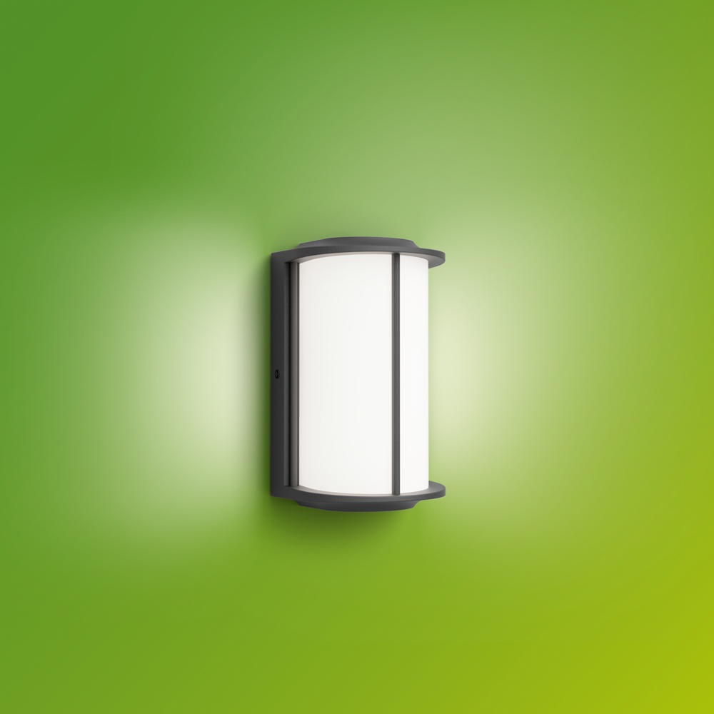 Philips LED-Außenwandleuchte Reese UE, anthrazit, Alu, IP44 günstig online kaufen