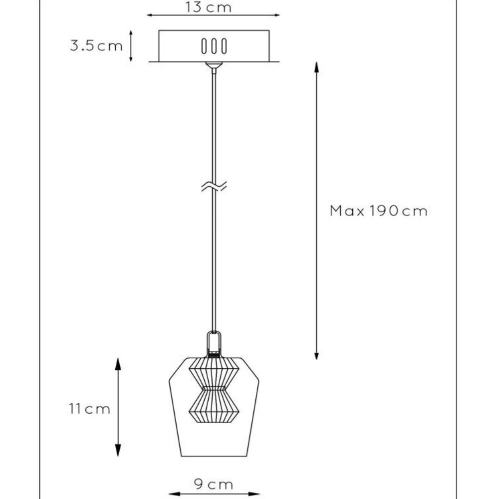 LED Pendelleuchte Berliane in Transparent und Gold 4W 150lm günstig online kaufen