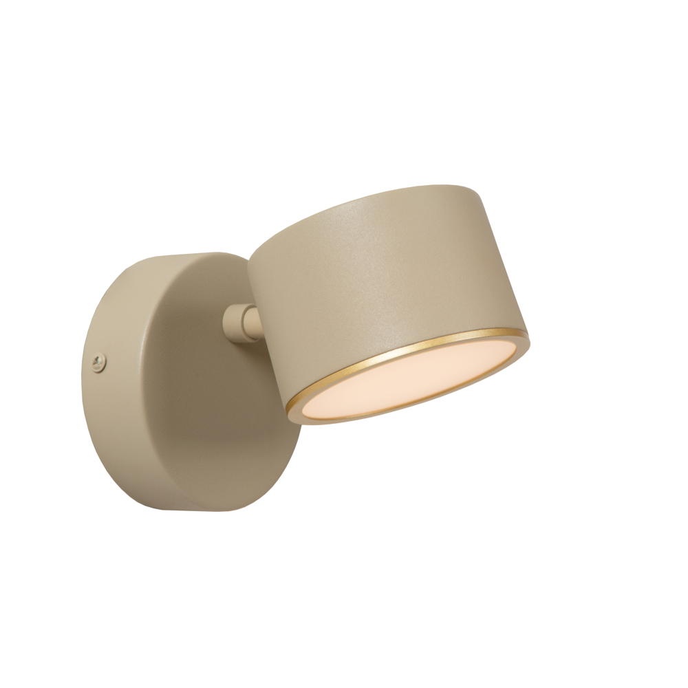 Lucide LED Wandleuchte Gian in Taupe 9W 200lm