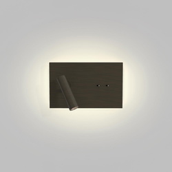 LED Wandleuchte  Edge Reader Mini in Bronze