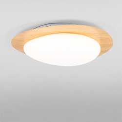 LED Deckenleuchte Nimbus in Natur und Weiß