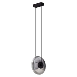 LED Pendelleuchte Ballet in Schwarz-transparent und Schwarz