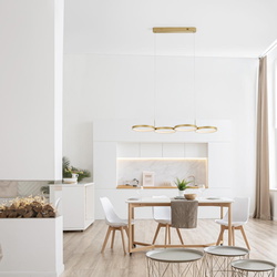 LED Pendelleuchte Magnus in Gold