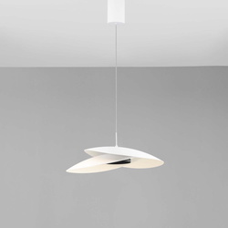 LED Pendelleuchte Olea in Weiß und Schwarz