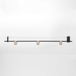 LED Pendelleuchte Sirmos in Mokka und Schwarz