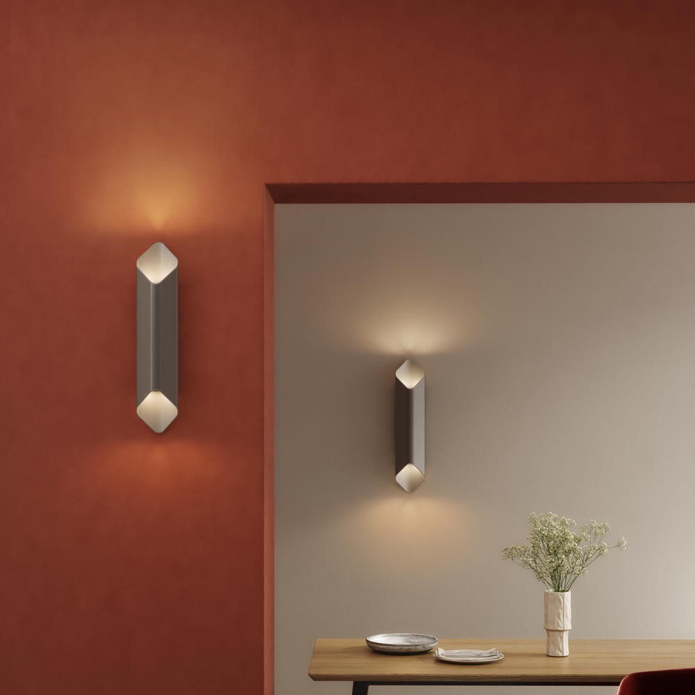 LED Wandleuchte Ako in Bronze 2x 7,95W 491lm günstig online kaufen