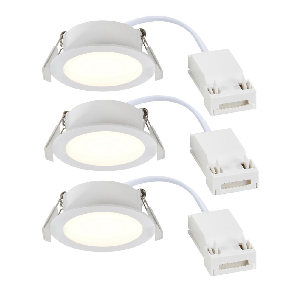 LED Einbauleuchte 3er Set Olea in Weiß-matt 3x 4,4W 1035lm IP65 günstig online kaufen