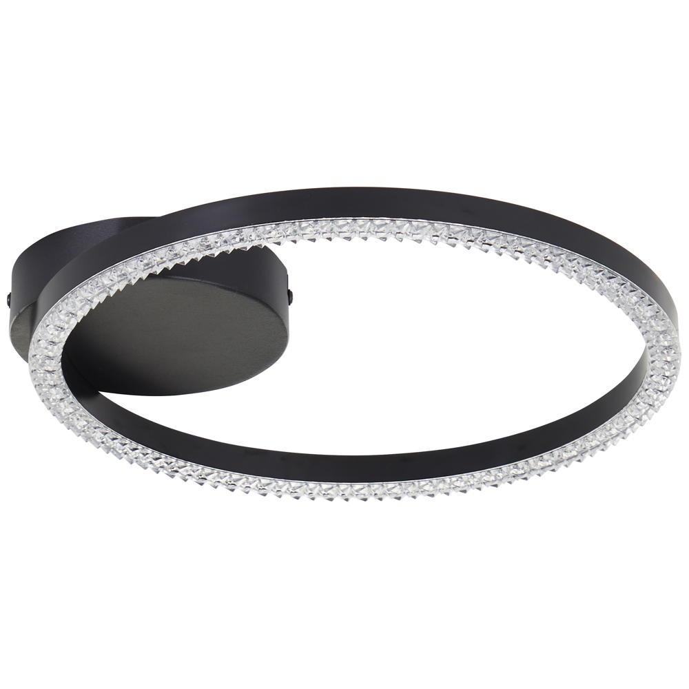 LED Deckenleuchte Aurelia in Schwarz und Weiß 14W 1400lm günstig online kaufen