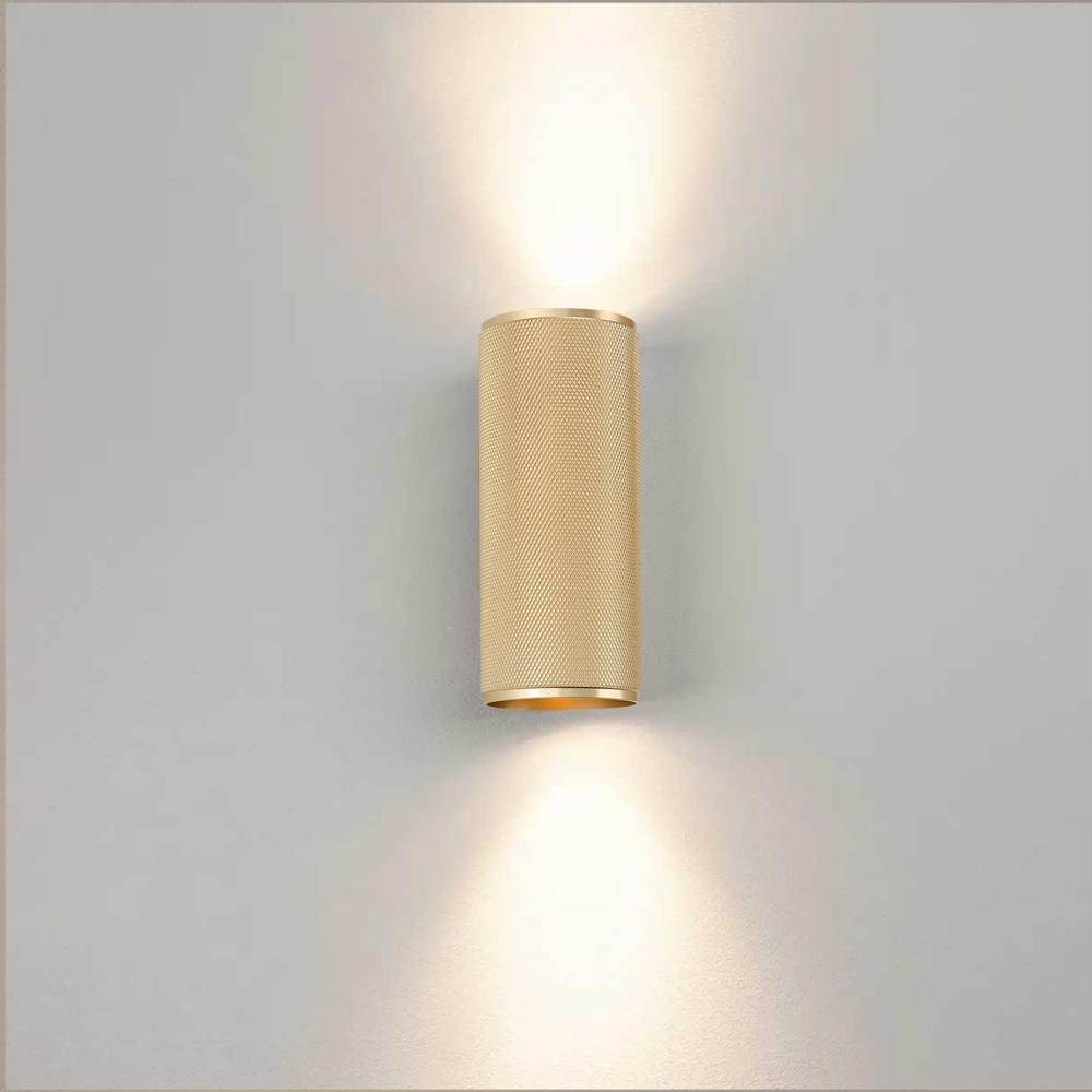 LED Wandleuchte Marty in Gold-matt 2x 5W 700lm GU10 2-flammig günstig online kaufen