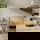 famlights | Stehleuchte Dona in Gold-transparent und Schwarz E27 290mm