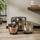 famlights | Stehleuchte Dona in Rauchglas und Schwarz E27 290mm