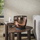 famlights | Stehleuchte Dona in Kupfer-transparent und Schwarz E27 290mm