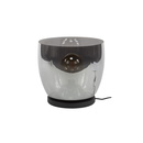 famlights | Stehleuchte Dona in Rauchglas und Schwarz E27 320mm