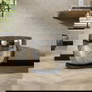 famlights | Stehleuchte Dona in Rauchglas und Schwarz E27 480mm