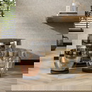 famlights | Stehleuchte Dona in Kupfer-transparent und Schwarz E27 480mm