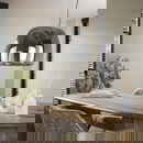 famlights | Pendelleuchte Eloise in Rauchglas und Schwarz E27