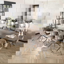 famlights | Pendelleuchte Eloise in Rauchglas und Schwarz E27