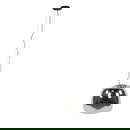 famlights | Pendelleuchte Eloise in Rauchglas und Schwarz E27