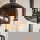 famlights | Pendelleuchte Fips in Braun E27 7-flammig