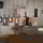 famlights | Pendelleuchte Geli in Braun E27 6-flammig