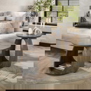 RINGO-Living Beistelltisch Florent aus Akazienholz in Natur-dunkel 460mm