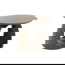 RINGO-Living Beistelltisch Florent aus Akazienholz in Natur-dunkel 460mm