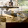 RINGO-Living Beistelltisch Kahiau aus Glas in Gold 600mm