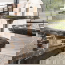 RINGO-Living Beistelltisch Kahiau aus Glas in Kupfer-antik 550mm
