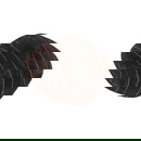 RINGO-Living Beistelltisch Kahiau aus Glas in Kupfer-antik 500mm