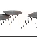 RINGO-Living Couchtisch Kati aus Holz in Bronze 2er Set