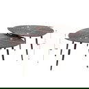 RINGO-Living Couchtisch Kati aus Holz in Bronze 2er Set